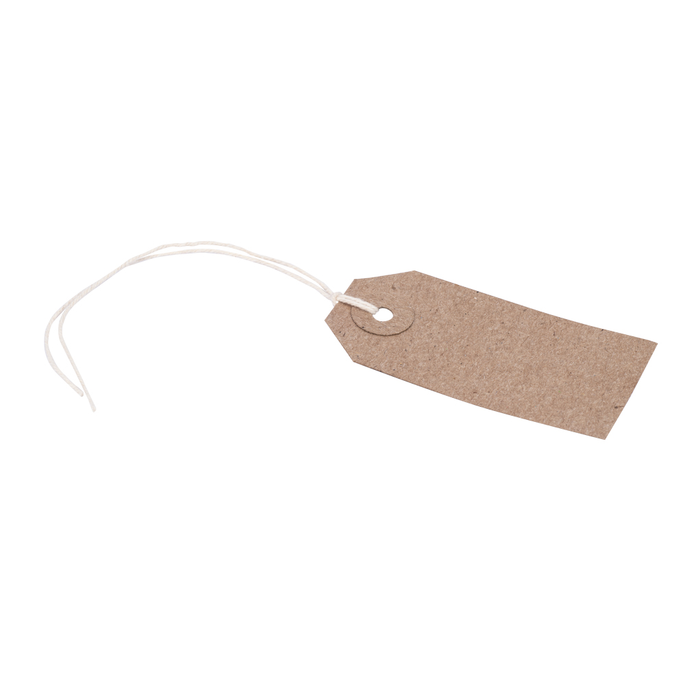 Pack of 50 Plain Kraft Luggage Tags