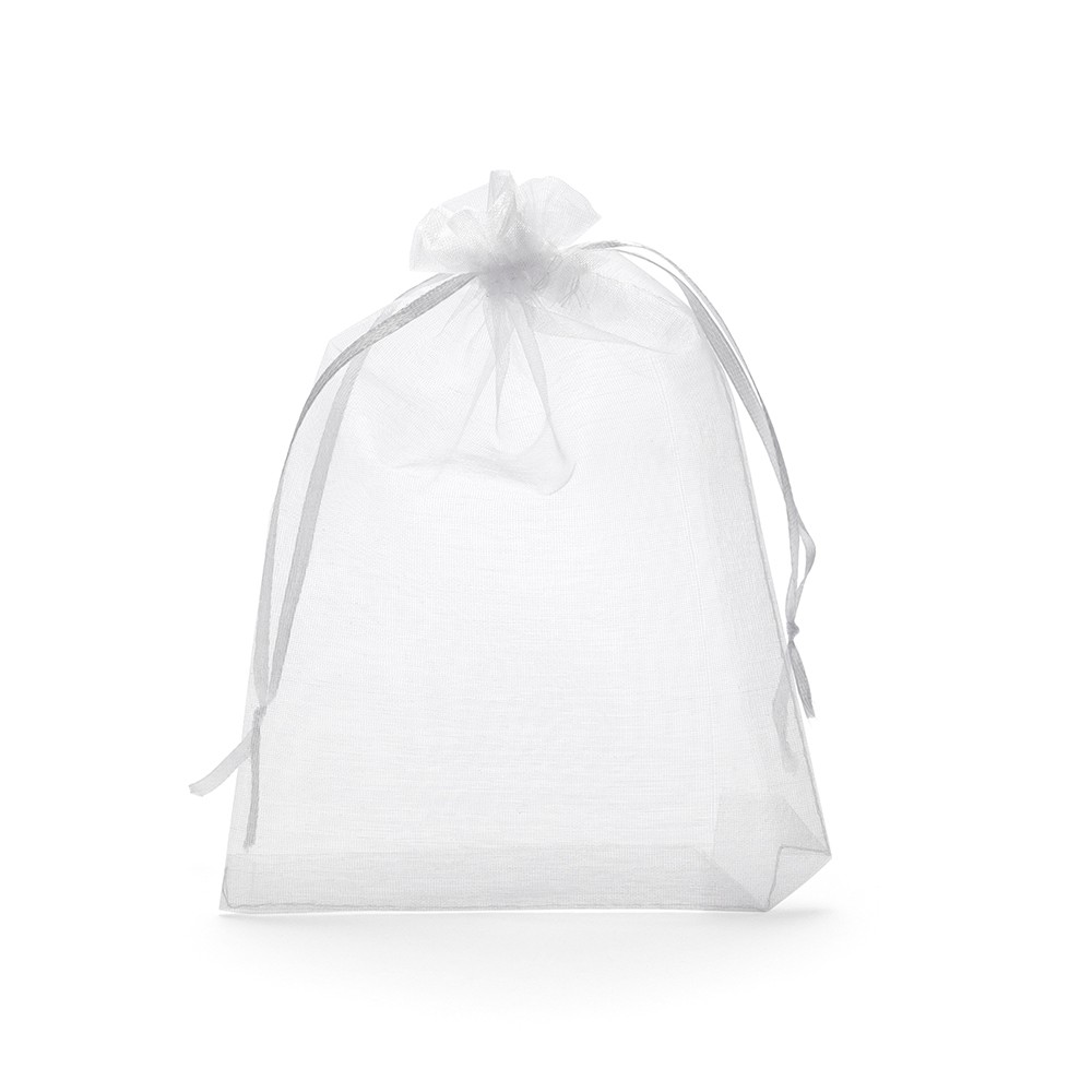 Large Organza Pouch Ribbon Drawstring Tiny Box Company