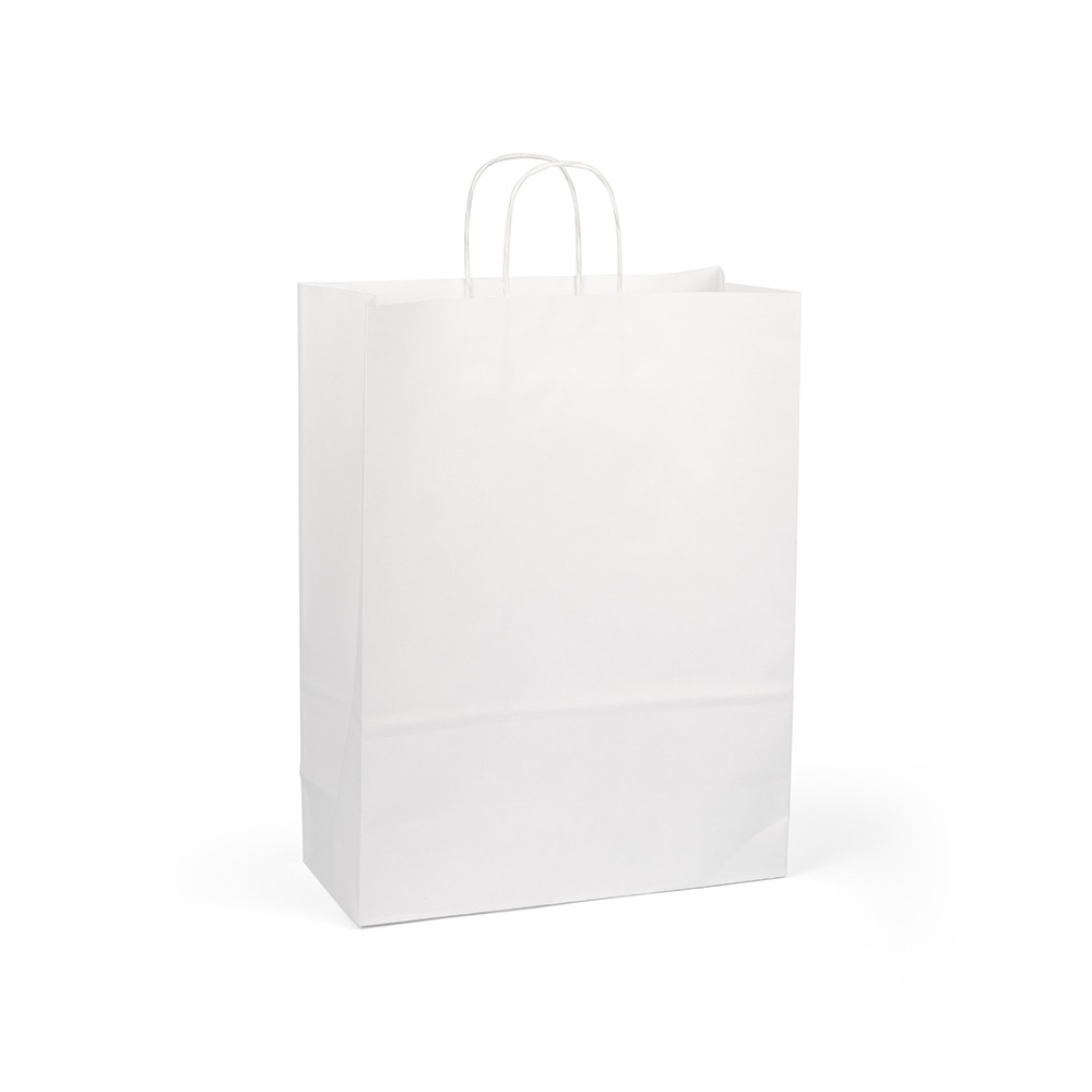 White gift outlet bags wholesale