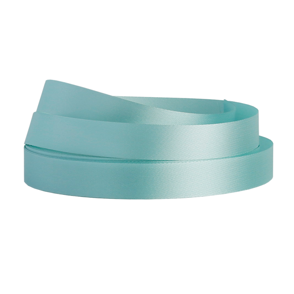 Turquoise Wood Pulp Ribbon 50 metres x 15mm