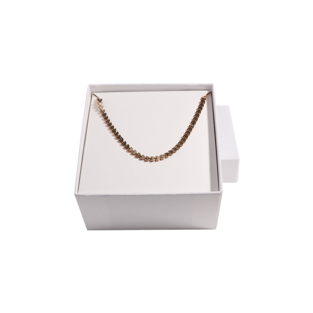 Essentials Kraft White Deep Bangle Jewellery Gift Box