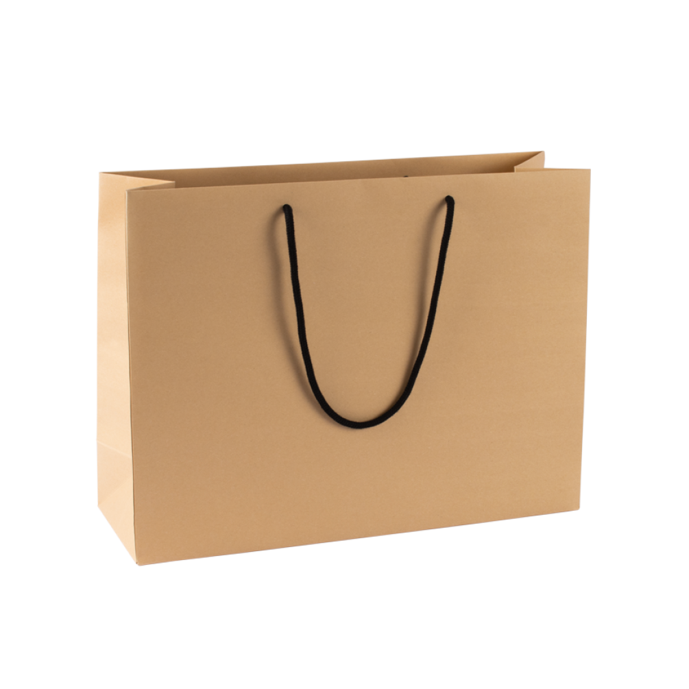 Extra Large Landscape Kraft Paper Gift Bag With Rope Handles