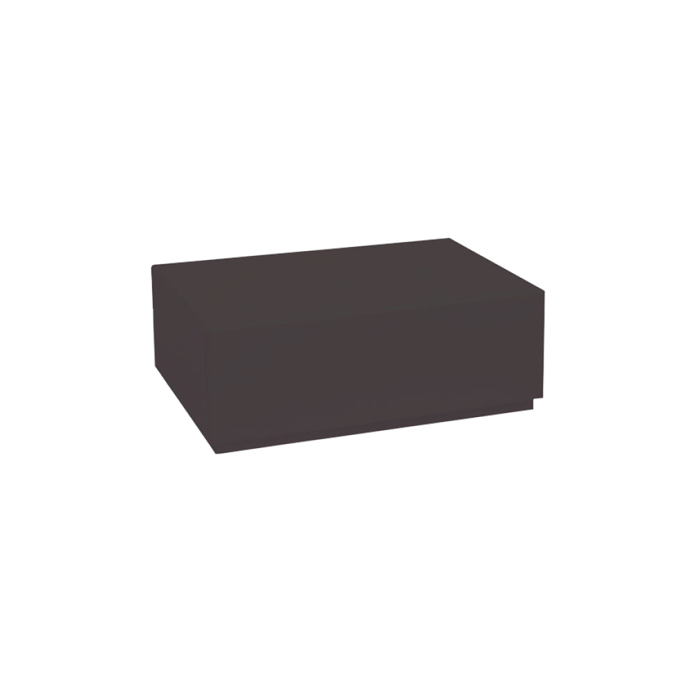 Black Rigid 2-Piece Postal Box / Gift Box 120mm length