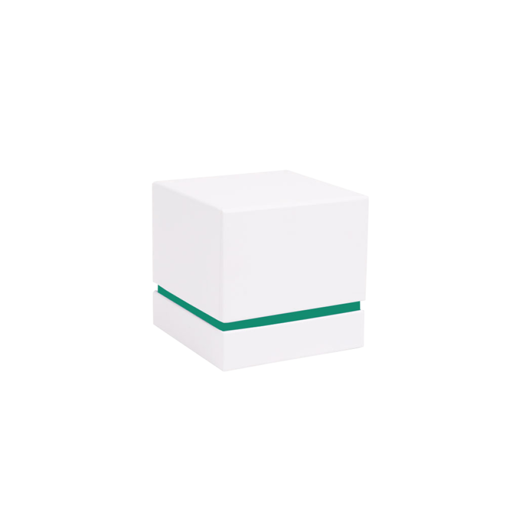 SECONDS Deep White and Sea Green Square Bangle Shoulder Box