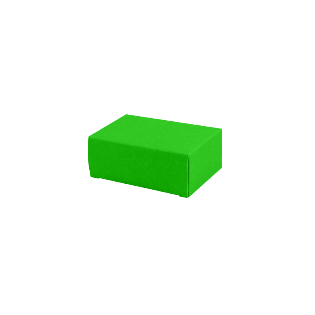 Bright Green Flat Pack Soap Gift Box