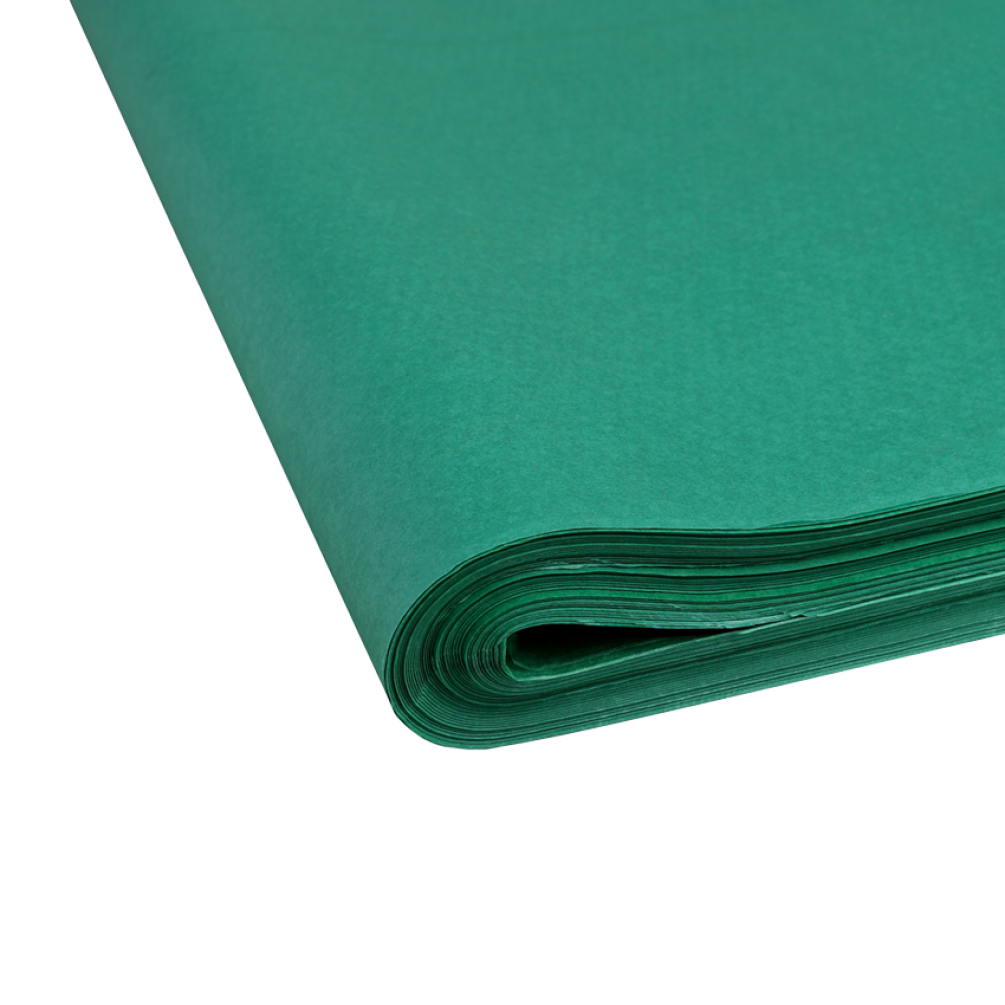 Large Recycled Waxed Green Tissue Paper - 480 sheets