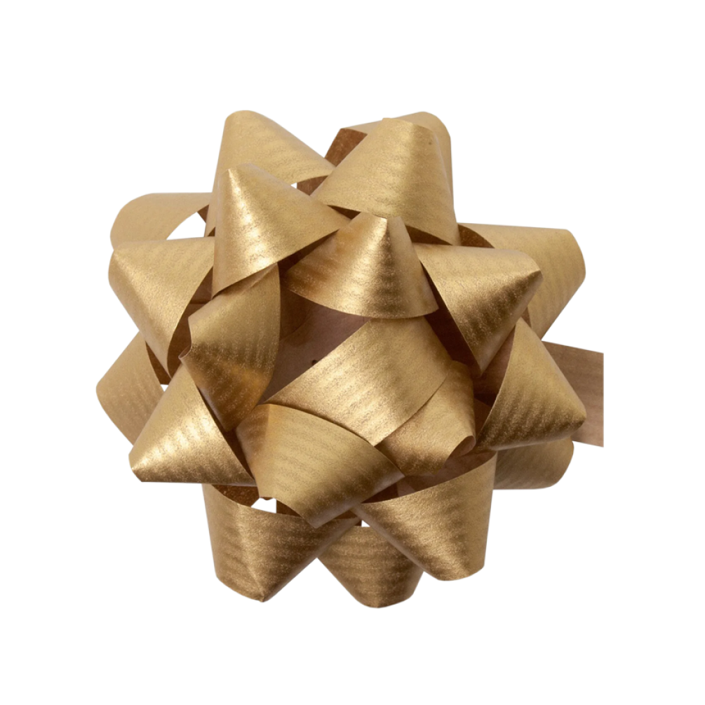 Gold Paper Bow - pack of 10