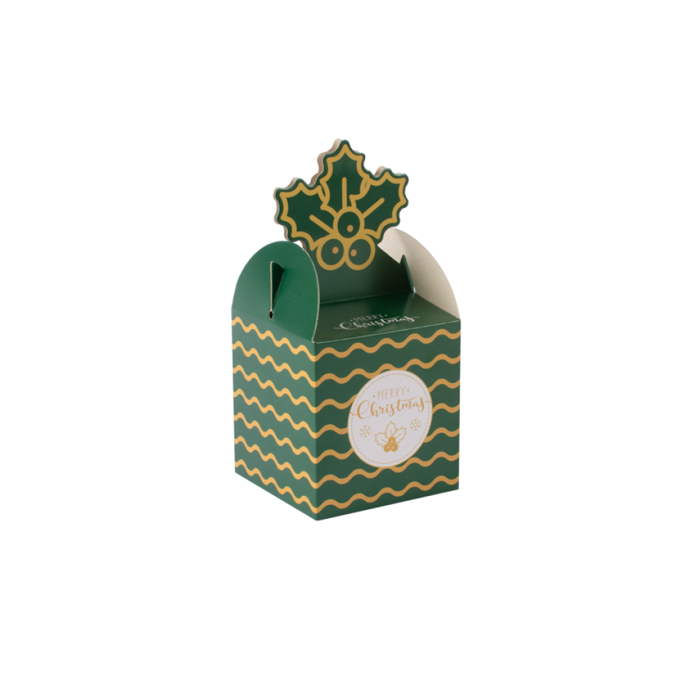 Small Holly Christmas Gift Box